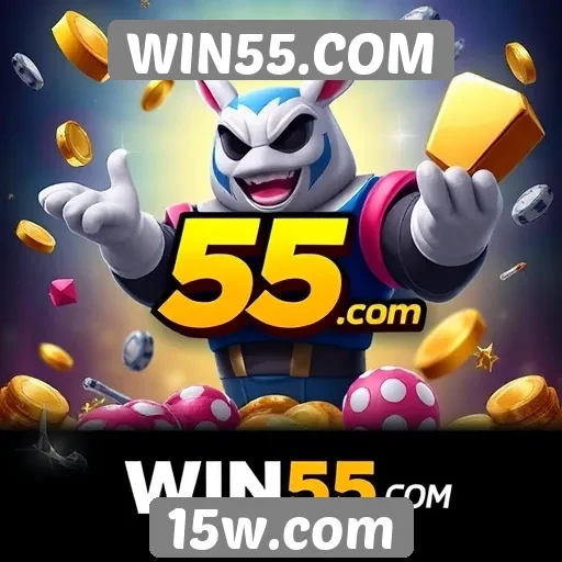 Variedade de jogos disponíveis no WIN55 COM